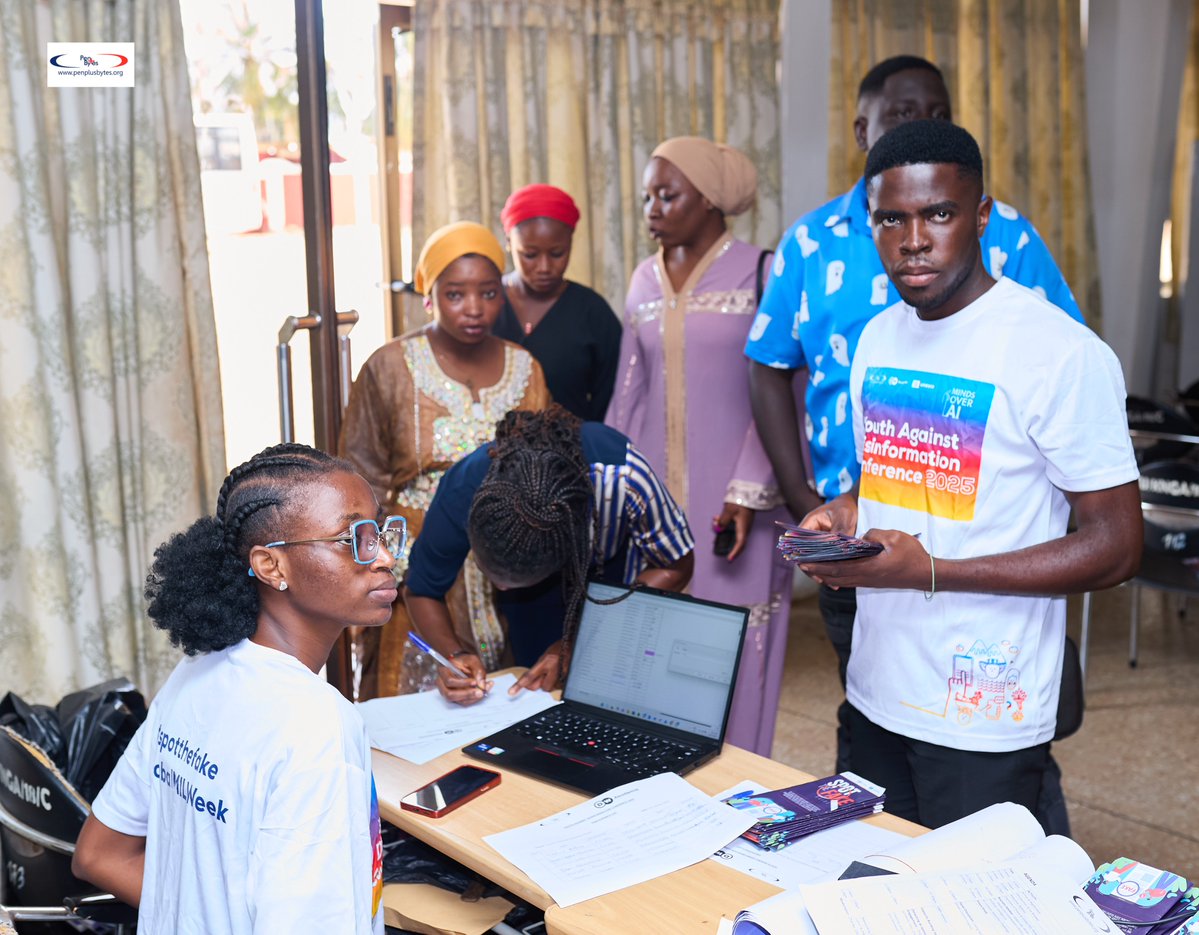 penplusbytes's tweet image. Every successful conference has a passionate team behind it.

Here’s a look behind the scenes at the hardworking Penplusbytes staff and volunteers who made the Youth Against Disinformation Conference 2025 possible. Your dedication keeps the fight against misinformation strong.