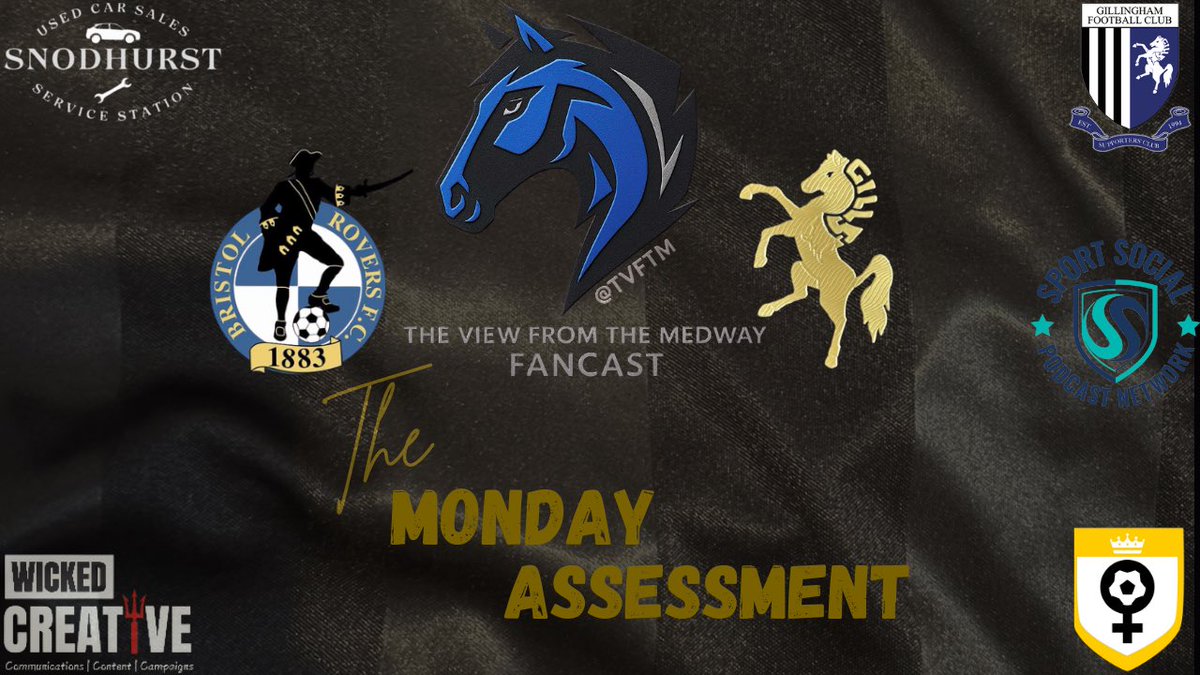 See you all tonight! Live from 8pm! 

Kris <a href="/TVFTM/">The View From The Medway Fancast</a> 
Luke <a href="/Luke_Teachen/">Luke Teachen</a> 
Eddie <a href="/EddieAllcorn/">Eddie Allcorn</a> 
Dwayne 

Will be talking everything from the week leading up to and including that lovely win away at Bristol rovers! 

Sponsored by Snodhurst Used Car Sales &amp; Service station  <a href="/JRPKent/">Jon Primett</a>