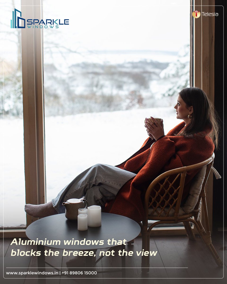WindowsSparkle's tweet image. Modern design. Seamless view. Total comfort.
Because your home deserves windows that work as beautifully as they look. 💫

#SparkleWindows #AluminiumWindows #ModernWindows #WindowDesign #HomeImprovement #WindowUpgrade #NoiseProofWindows #WeatherProofWindows #StylishInteriors