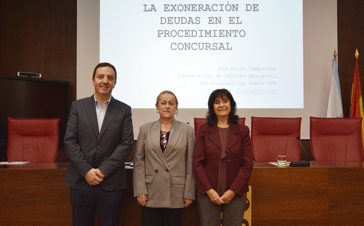 ⚖️ Alumnado de Dereito afonda na Lei de Segundas Oportunidades nunha conferencia sobre exoneración de débedas, impartida pola catedrática Ana B. Campuzano
📰 Toda a nova 👉 goo.su/xryT
#DereitoConcursal #UVigo 📚💼