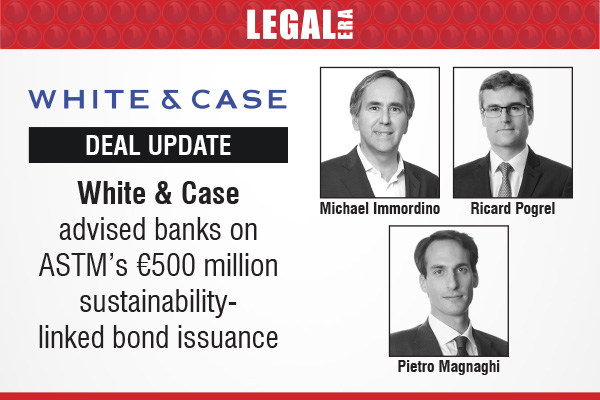 LegalEraGlobal's tweet image. White &amp;amp; Case Advised Banks On ASTM’s €500 Million Sustainability-Linked Bond Issuance

Link to read full News: legaleraonline.com/global-deals/w…

#WhiteandCase #ASTM #BondIssuance #SustainabilityLinkedNotes #Finance #EuropeanBanks