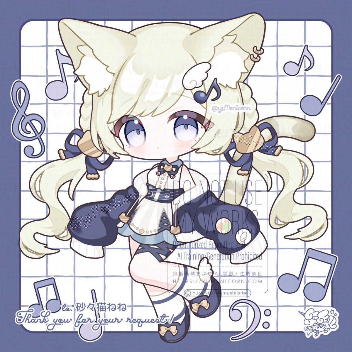 yumenicorn's tweet image. リクエストありがとうございました^.  ̫.^🎶
#ささねねね