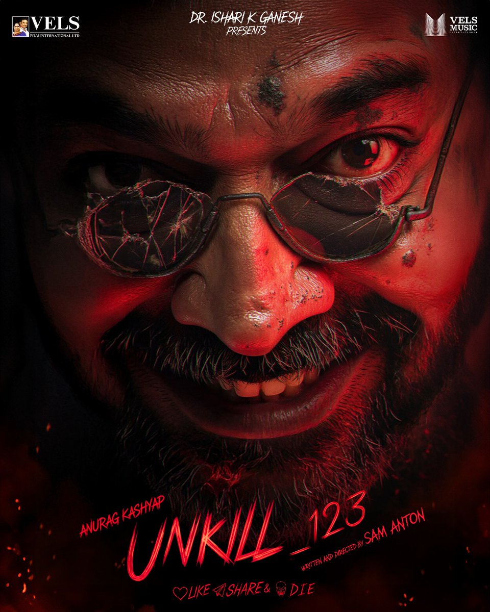 sillakimovies's tweet image. #Anuragkashyap - #Unkill 💥 - Terrific Look 🔥

Written &amp;amp; Directed by - Samanton 

@VelsFilmIntl Production.
