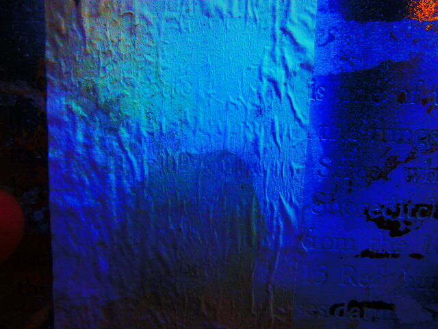 Devoured by delusion, we stand on the edge of time waiting for a break, but eternity outruns us, intangible and  multidirectional;  a state of no return. Thus we are neither here nor there. Bye now, hello there…