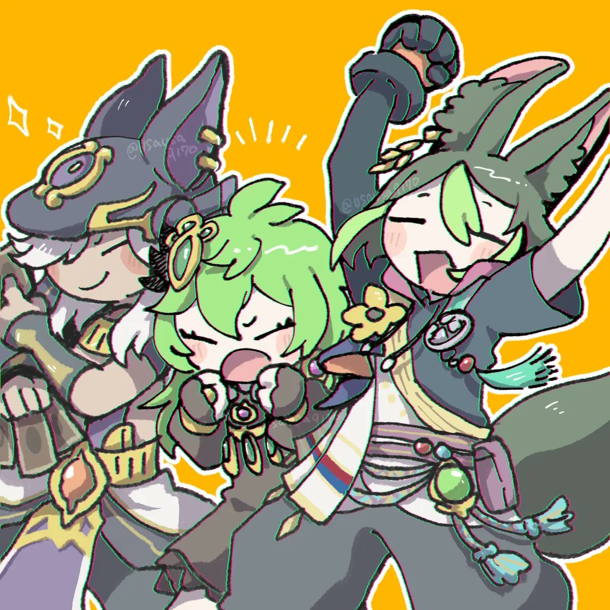 usausa9170's tweet image. スメール男子とかの絵再掲しとこ