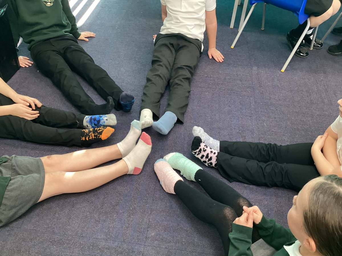 BaderPrimary's tweet image. Celebrating our differences in Y4R for #OddSockDay #RRSarticle3 🧦
