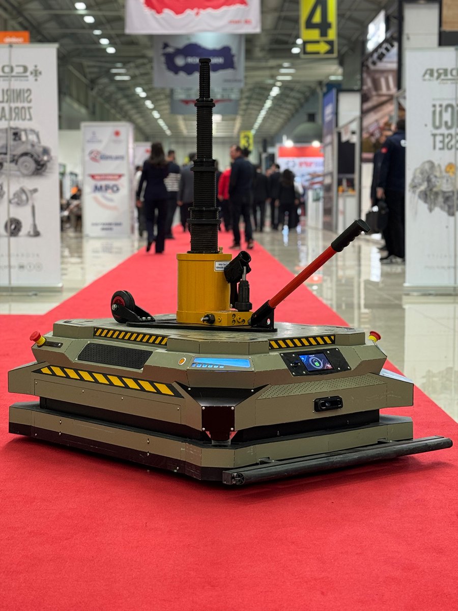 Akinrobotics's tweet image. November 5–7, 2025, We participated in the 8th Konya Defense Industry Supplier Meetings held at TÜYAP Konya Fair Center, showcasing our Social Robot Ada-7, Mini Ada, Arat, AMR, and Service Robot models.
We would like to thank all visitors for their great interest and support.…