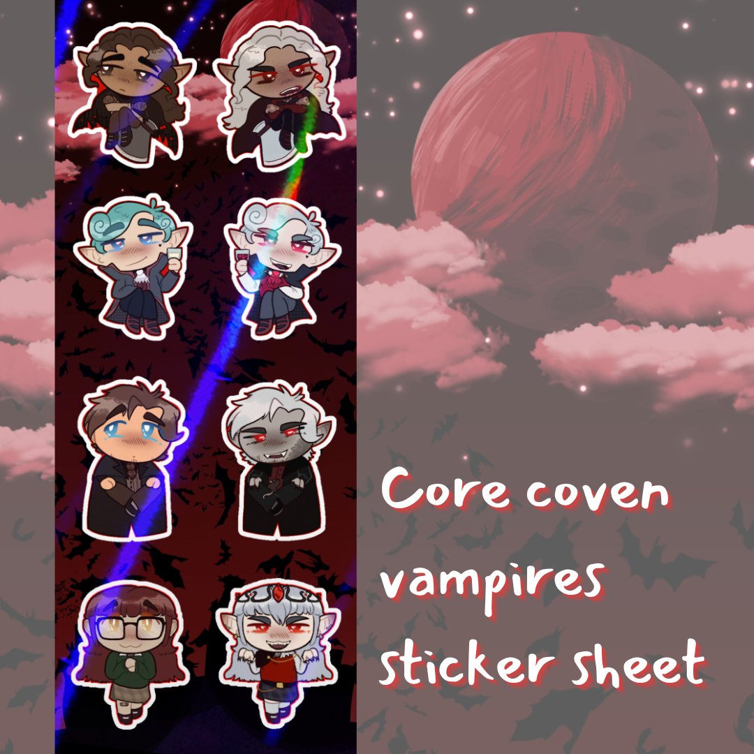 _excel_exe_'s tweet photo. Good news, I got approved for an online st0re!

Go check it out! You can grab a Vampires keychain or a sticker sheet! More designs coming soon!
https://t.co/yU44NdrQpz

#VampiresSMP #vampiressmpfanart https://t.co/dSdWOxZBpV