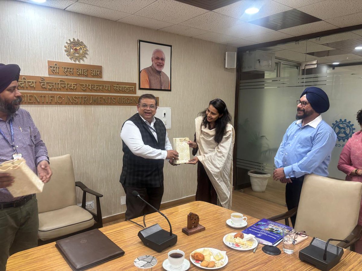 CSIR_CSIO's tweet image. @CSIR_CSIO and NID Haryana have signed an MoU to collaborate on innovative design aspects of instrumentation across domains - from biomedical &amp;amp; assistive devices to defence technologies and agri-instrumentation. @CSIR_IND @DrJitendraSingh @DrNKalaiselvi @minmsme @CimGOI @PMOIndia