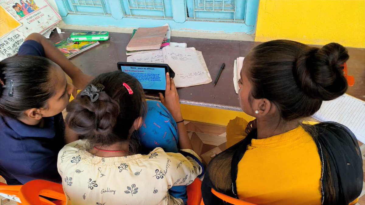 BansaLibrary's tweet image. At Bansa Community Library, learning often begins in the simplest of ways, three friends sitting close, eyes bright with curiosity, exploring the world of science on a shared screen.  In moments like these, the library becomes more than just a space filled with books, it becomes…