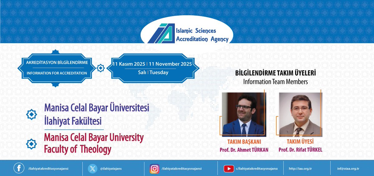 İlahiyat Akreditasyon Ajansı-İAA (@ilahiyatajans) on Twitter photo 