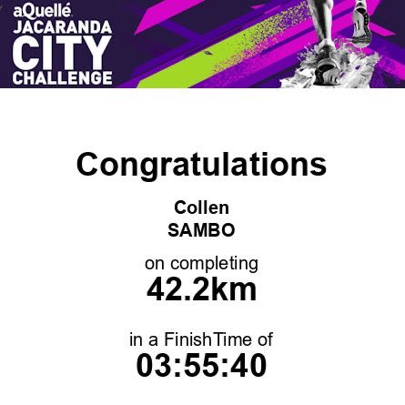 collen_sambo2's tweet photo. I fought a good fight #UnprovokedRunning #Trapnlos #Runningwithtumisole #Ipaintedmyrun https://t.co/ZMFEpBo1vN