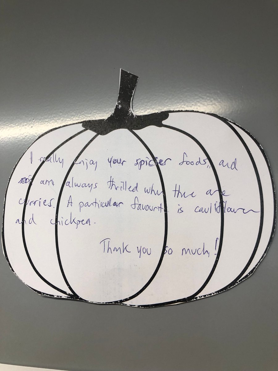 Our community wall is bursting with autumn flavours! 🎃
Residents have shared their favourite autumn dishes, and favourite hub meals, on paper pumpkins, and now we have a display full of delicious ideas.

#NourishHub #Community #Autumn #foodrescue #pumpkinseason