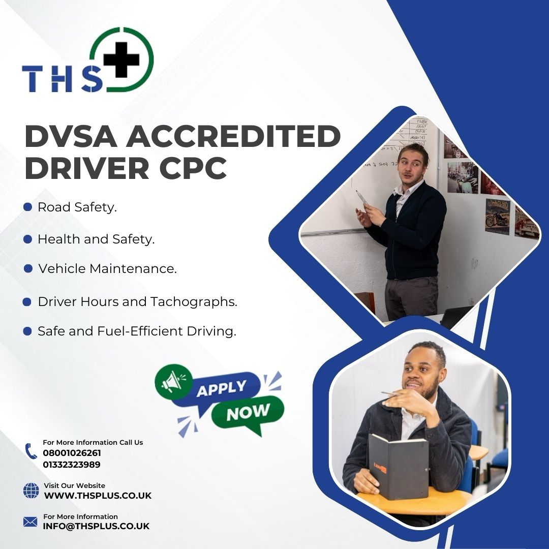 THSPlusUK's tweet image. Upgrade your driving career through our DVSA Accredited Driver CPC Training - now with Weekend Classes Only!

📷 Road Safety
📷 Health &amp;amp; Safety
📷 Vehicle Maintenance
📷 Tachographs &amp;amp; Driver Hours

📷 Limited seats - Apply Now!
📷 thsplus.co.uk

#THSPlus #CPC #DriverCPC…