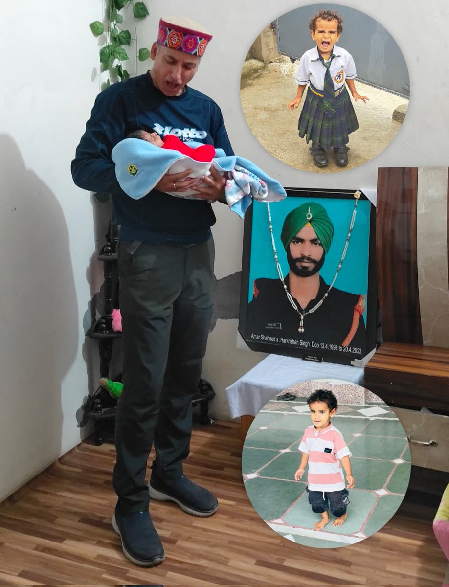Blessings for Harjeet on her 2nd birthday today. She was born months after her father

SEP HARKRISHAN SINGH 
49 RR 16 SIKHLI #IndianArmy

was immortalized when he was on the way to deliver food items for Iftar with locals in Poonch in 2023.
#FreedomisnotFree a few pay #CostofWar.