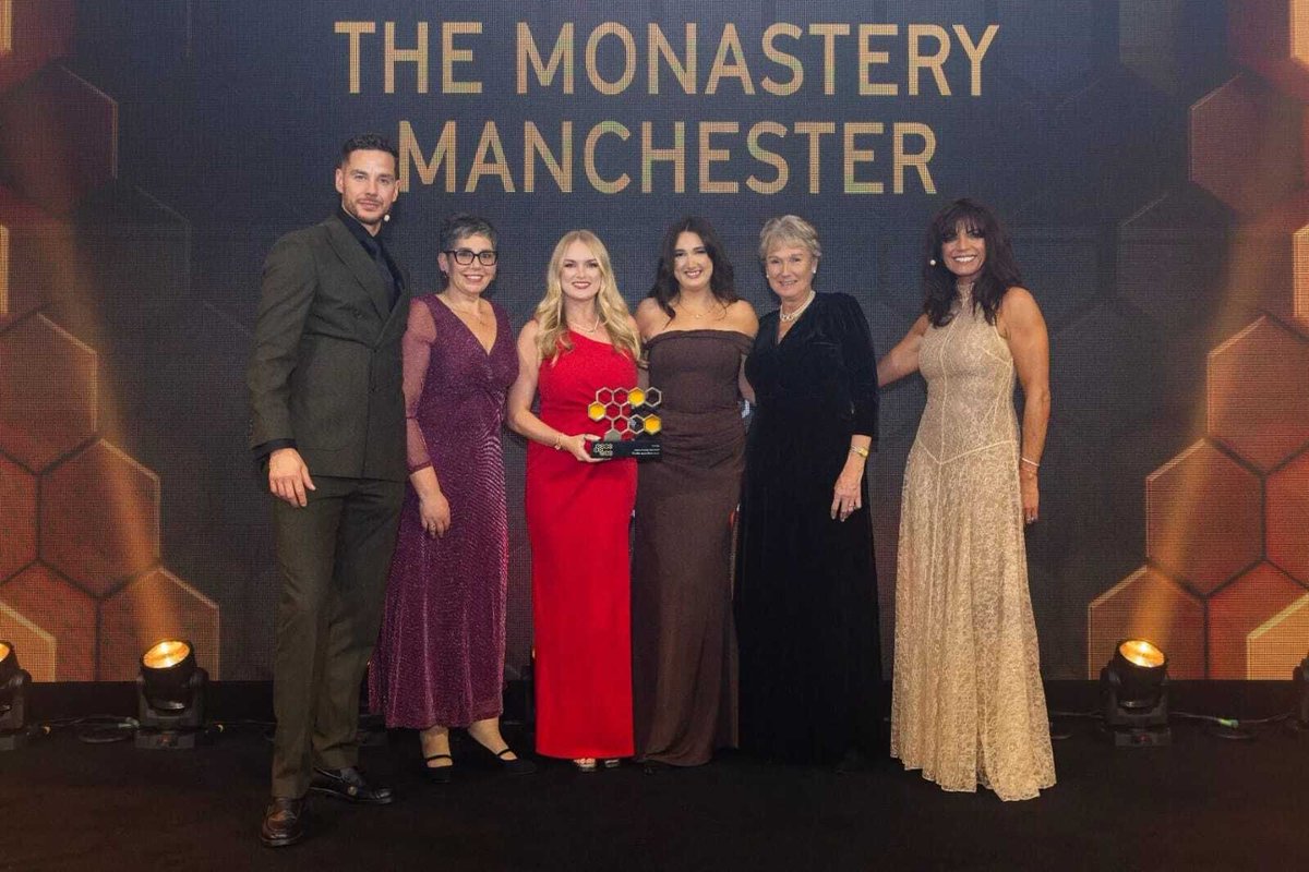 TheMonasteryMcr's tweet photo. More amazing news incoming from your humble Monastery team... we've only gone &amp; won the title of 'Leading Live Event Venue' at the prestigious This Is #Manchester Awards 2025! 🏆 🐝 🤩

Such a fantastic win for the Trust's 30th anniversary year! 🙌 

#OverTheMoon @thisismcrawards https://t.co/yW8HGwVqP7