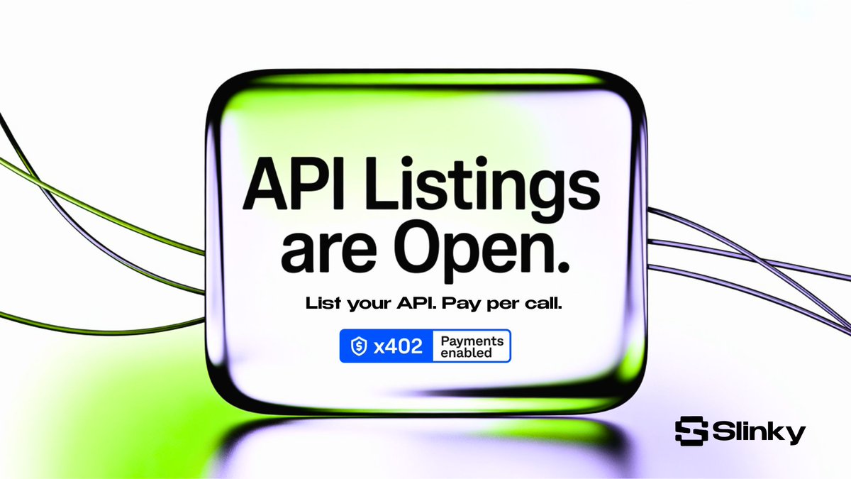 We’re listing new APIs. Any API can join.
On-chain. Pay-per-call. Instant payouts using x402 on Base.
Submit here 👉 forms.gle/KKmAytwGsMyCuF…