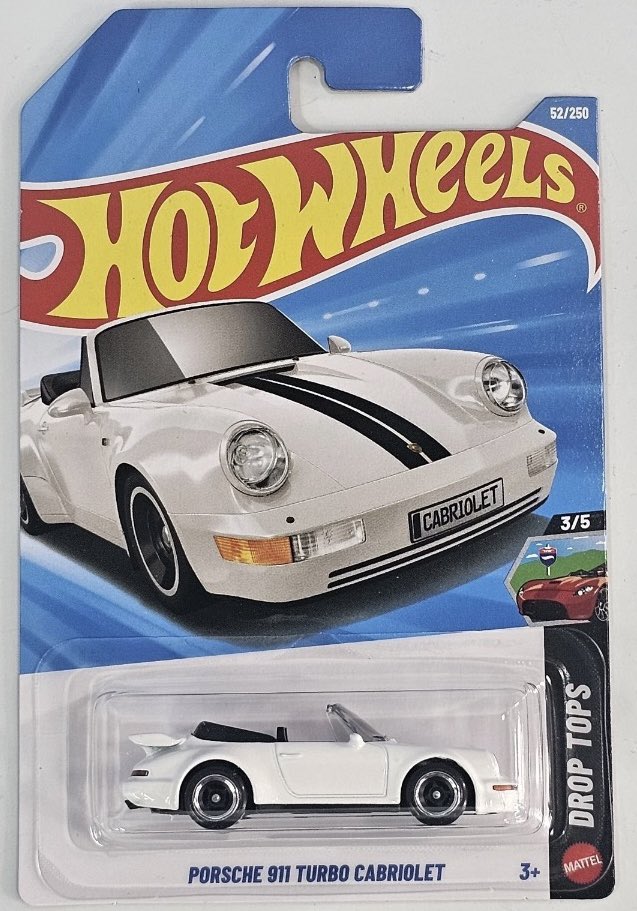 Hot Wheels 2026 C-Case Porsche 911 Turbo Cabriolet Second Color