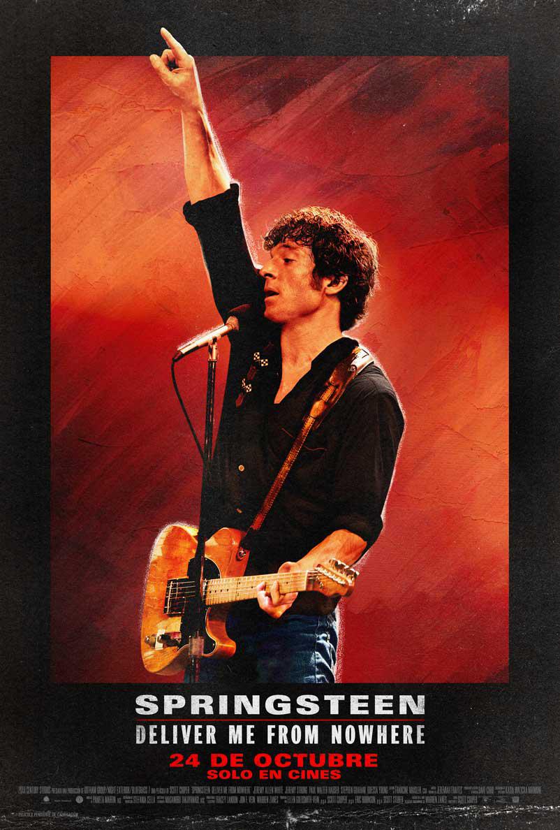 Ayer pude ver por fin el biopic de Springsteen, y tengo que decir que me ha parecido una buena película. Describe muy bien la tormenta por la que pasaba Bruce (la depresión), junto con la creación de Nebraska. La fotografía de 10 y la película le daría un 7. Os recomiendo verla.