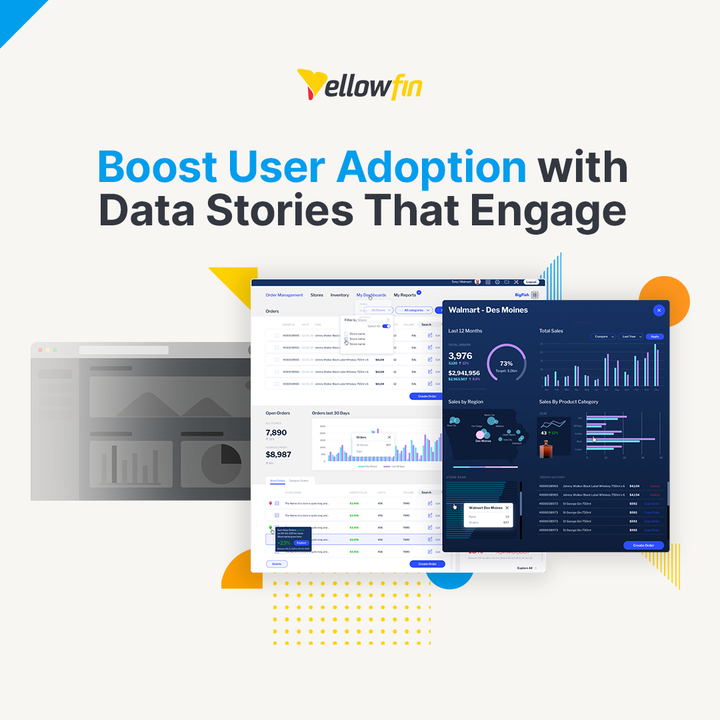 YellowfinBI's tweet image. Dashboards only show data.
With Yellowfin Stories &amp;amp; Presentations, you can tell the story behind it.

Transform insights into impact.
👉 bit.ly/3WNHsWz 

#DataStorytelling #Analytics #YellowfinBI