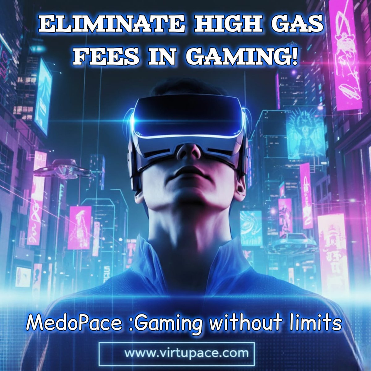 Virtupace_'s tweet photo. ✨🚀 Tired of high gas fees draining your gameplay?
💸 No more limits. 
🔥 #MedoPace by brings you:
⚡ Seamless, lightning-fast transactions
🎮 Low-cost #gaming 
🌐 True digital ownership 
👉 Step into the future of the #metaverse: https://t.co/2bCjc0KDxU https://t.co/YTbjYWKfgP