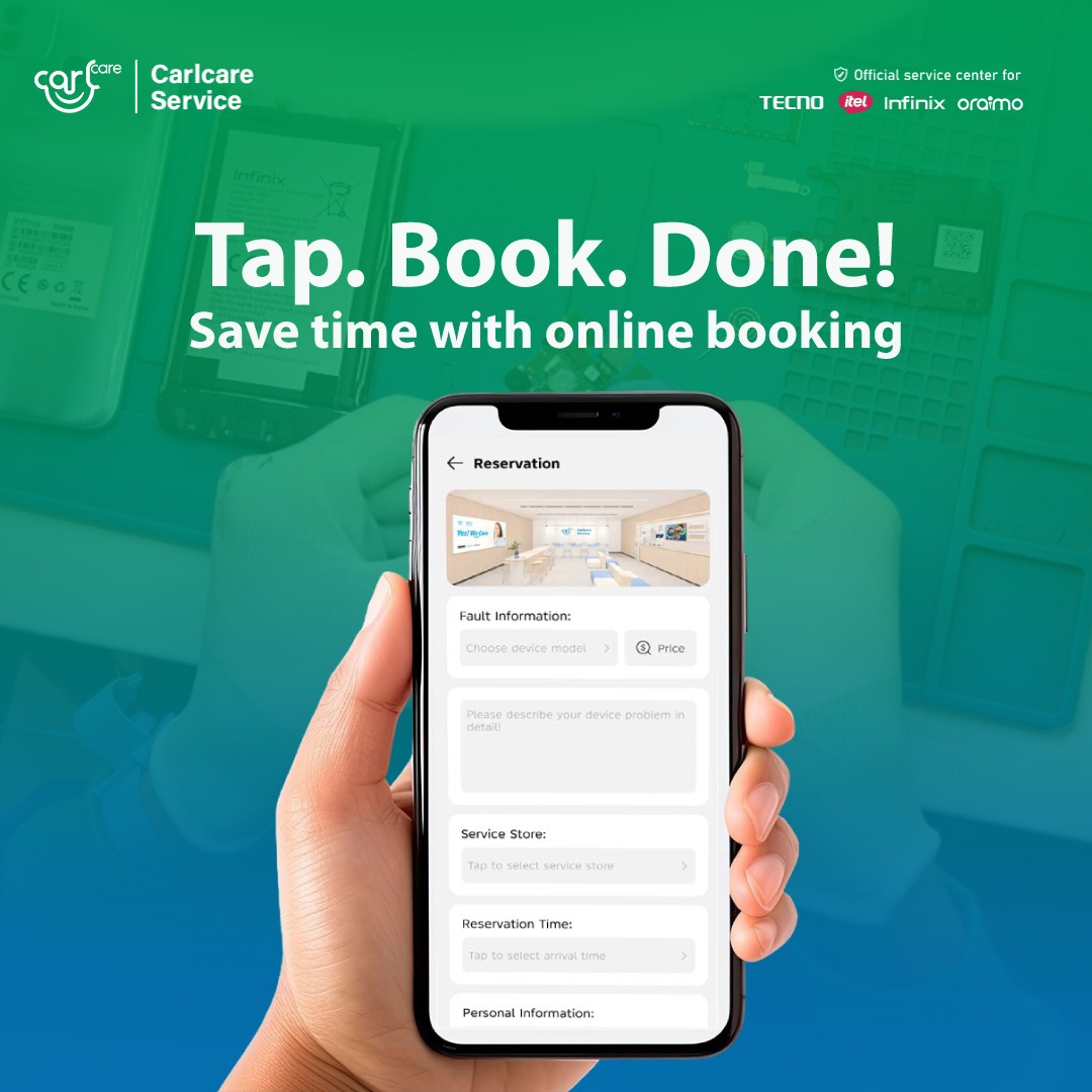 Carlcareug's tweet image. ✨ Start your week the smart way!
Skip the waiting line — book your phone repair online.
📲 Tap. Book. Done! ✅

👉 Book here: [carlcare.com/ug/repair-appo…]
#CarlcareService #OnlineBooking #SaveTime #HappyNewWeek