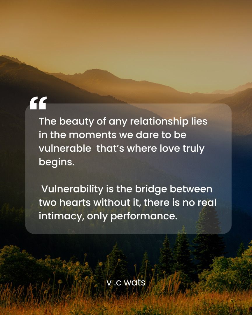 valcwats's tweet image. Real love starts where the masks come off and the heart speaks freely.
#VulnerabilityIsStrength #Mondaymotivation #OpenHearted #RelationshipTruths