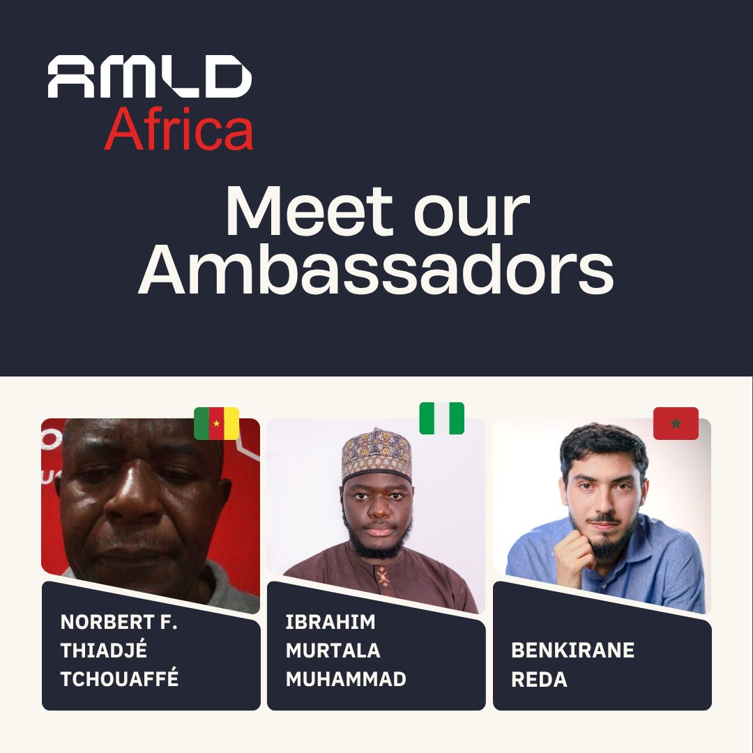 AMLDAfrica's tweet photo. 🌍 Meet our inspiring #AMLDafrica Ambassadors driving Africa’s AI future — from youth innovation and data-driven startups to cross-sector AI collaboration.

🚀 Empowering talent, strengthening communities, and shaping an inclusive AI ecosystem.
#MachineLearning https://t.co/lEhztlTg2Y