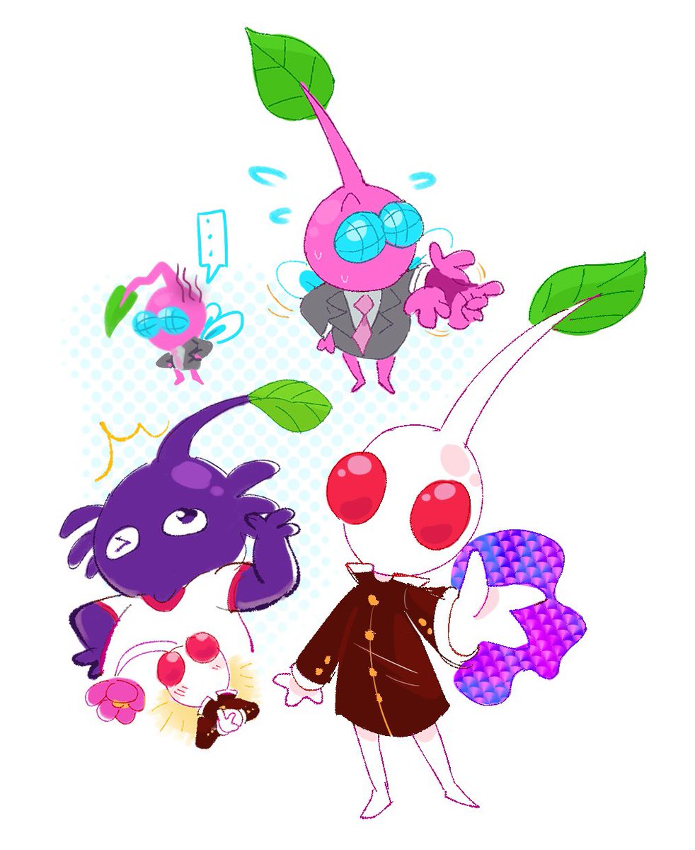 Kelpermoosee's tweet image. Mob Pikmin 100
