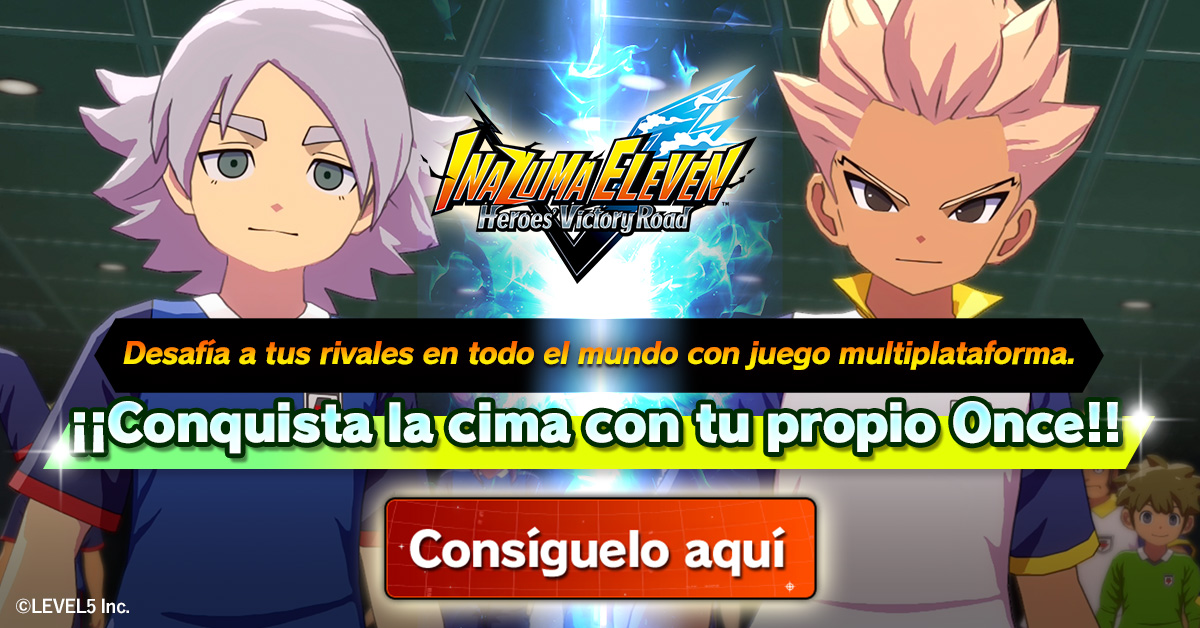 inazuma_project's tweet photo. ¡El juego multiplataforma ya está aquí!
Disfruta del fútbol superdimensional 
con rivales de todo el mundo 

Inazuma Eleven Heroses' Victory Road
Lanzamiento el Vie, 14 de Nov 
¡El acceso previo empieza el Mar, 11 de Nov!