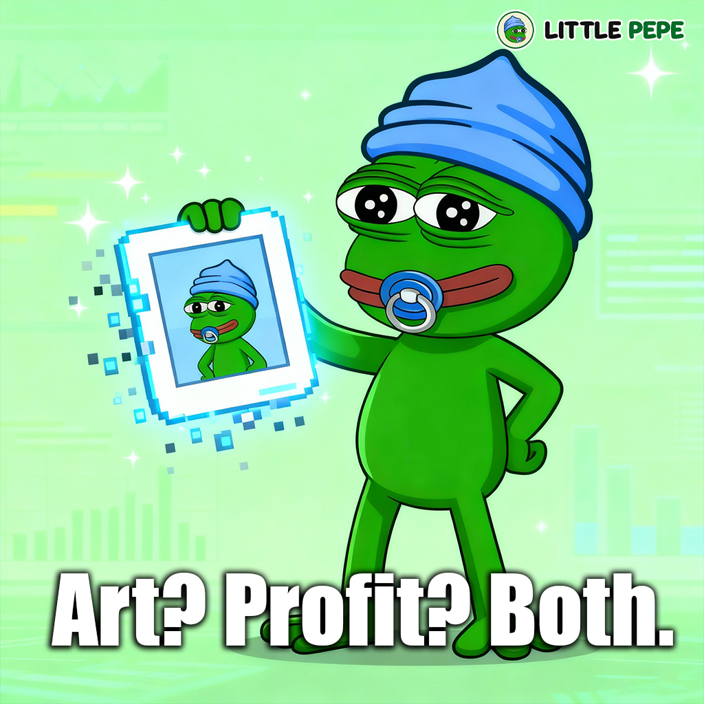 littlepepetoken's tweet image. My digital alter ego just went viral on-chain. ✨🐸💚
Buy Today: 👉 littlepepe.com 

#LittlePepe #LILPEPE #MemeCoin #Cryptopresale