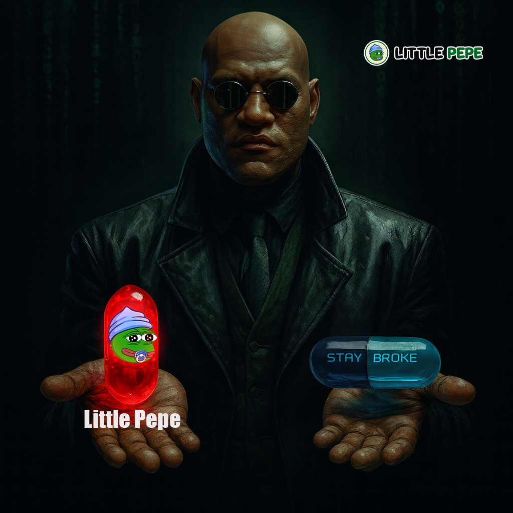 littlepepetoken's tweet image. You take the blue pill — you wake up and keep scrolling Instageam. 💊 
You take the red pill — you join the meme revolution. 🚀🐸💚
Buy Today: 👉 littlepepe.com 

#LittlePepe #LILPEPE #MemeCoin #Cryptopresale