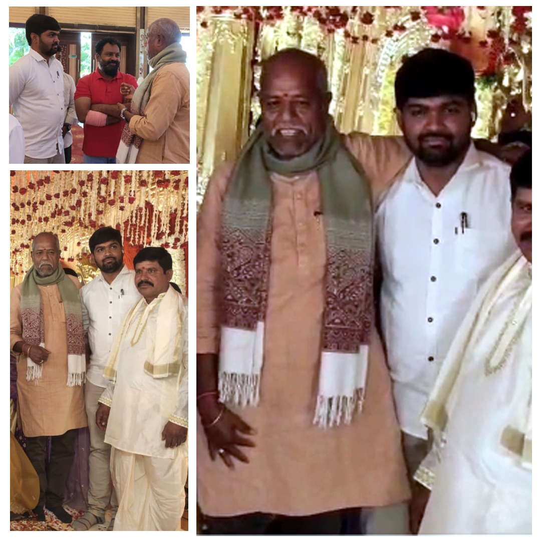 కంచుకంఠం కొడకా నీది
నన్నే విమర్శిస్తవా ?
అయినా పర్లేదు..
మీరంతా నా తెలంగాణ తల్లి బిడ్డలు రా...
కొట్లాడండి..
మీలో మమ్ముల మేం చూసుకుంటున్నం
వెనక్కి తగ్గొద్దు

మిత్రుడు రంజిత్ పెళ్లిలో అందెశ్రీ గారు అన్న మాటలు

ఓం శాంతి🥹🙏