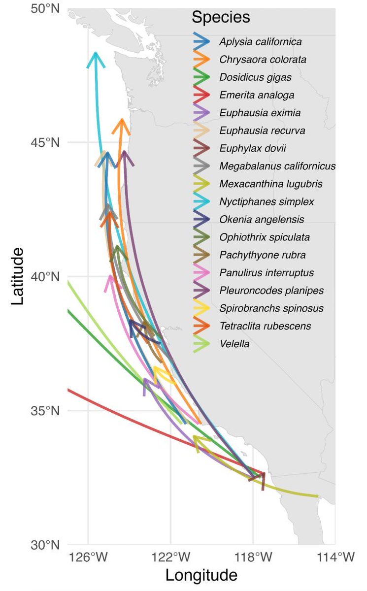 "A century of invertebrate range extensions in the eastern North Pacific"
doi.org/10.32942/X2T94P