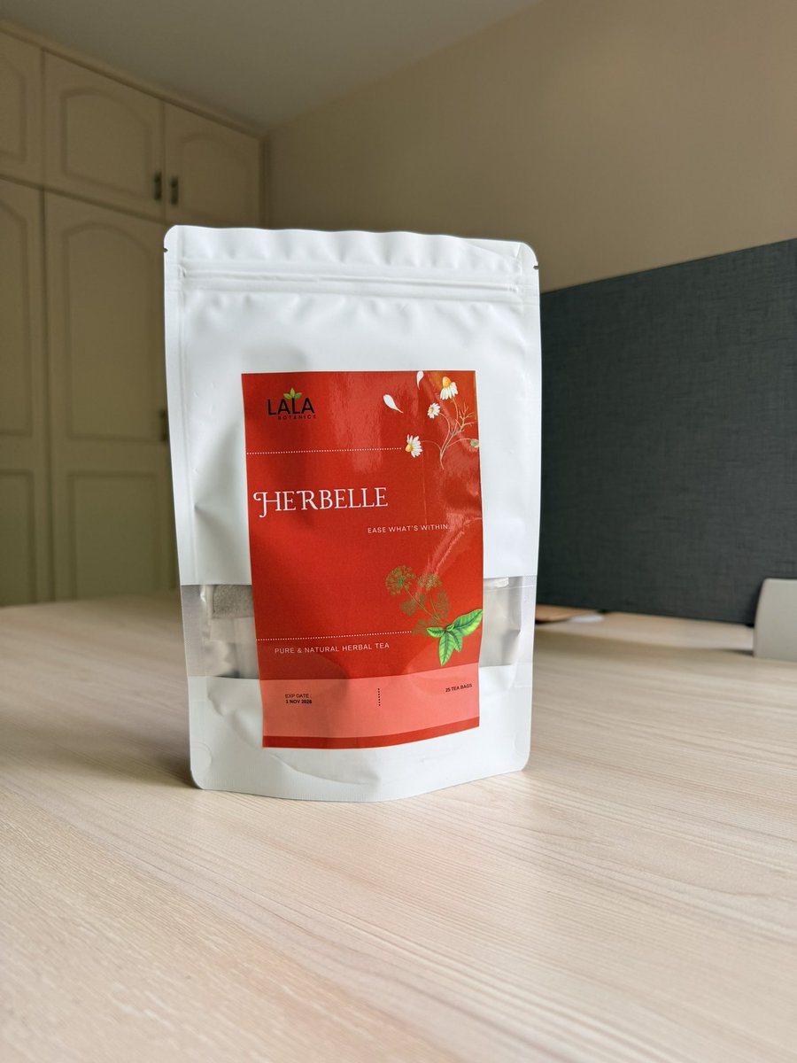 Good morning 
Lala Botanics offers these teas 
1. Serenitea – Relieves cramps &amp; balances hormones 2. Claritea – Sharpens focus &amp; boosts steady energy 3. Tranquilitea – Calms,improves sleep and emotional balance  4. Herbelle – Eases bloating &amp; supports digestion
675/=