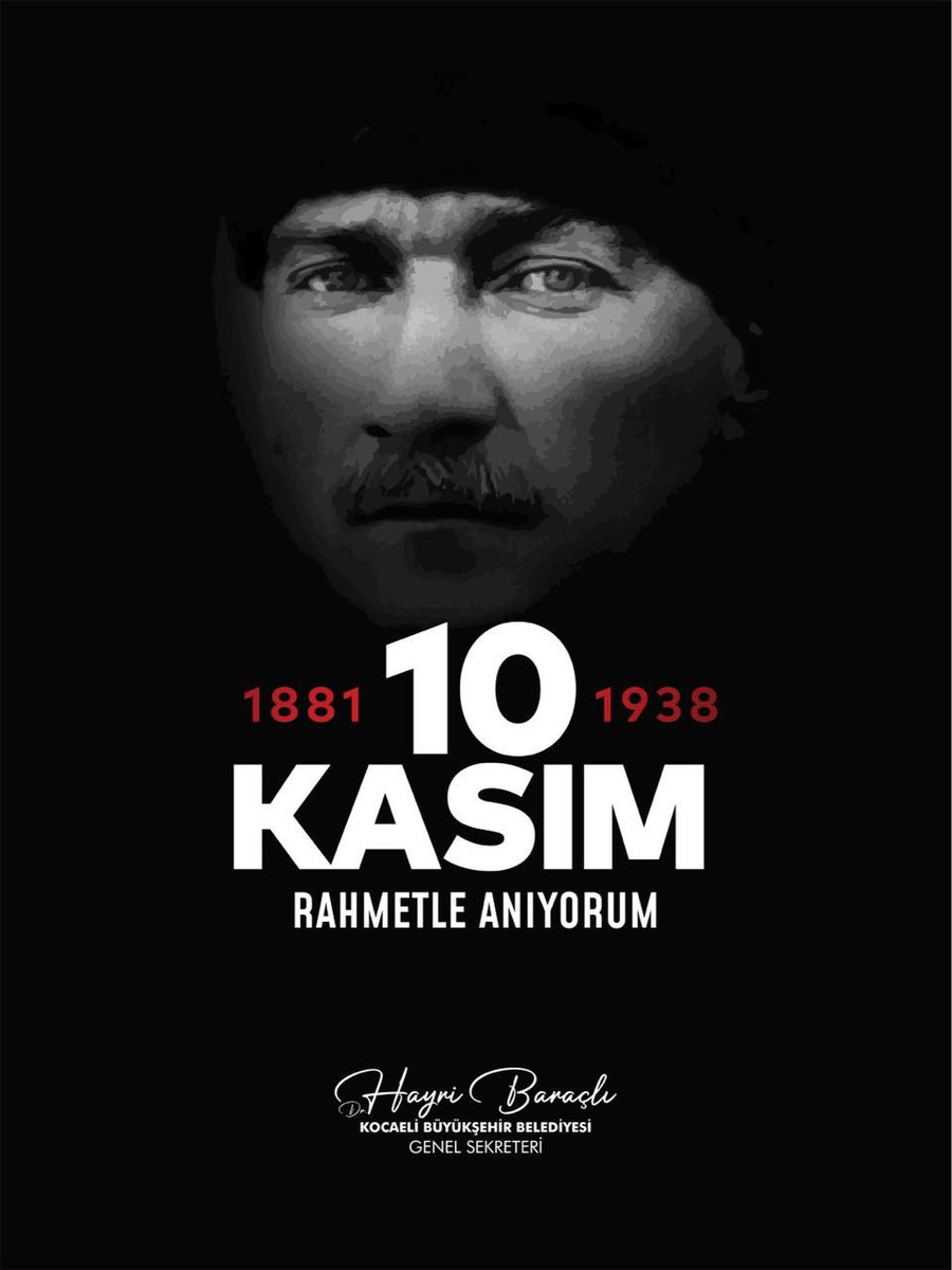 Vefatının 87. yıl dönümünde, Cumhuriyetimizin Kurucusu Gazi Mustafa Kemal Atatürk’ü, silah arkadaşlarını ve Millî Mücadelemizin tüm Kahramanlarını Rahmet, minnet ve saygıyla anıyorum.
#10Kasım 🇹🇷