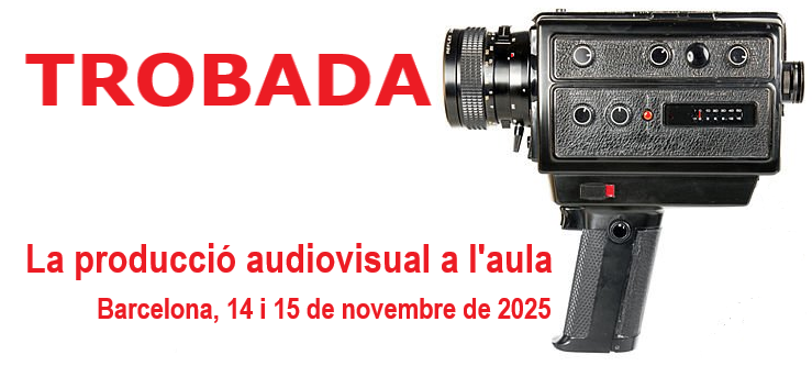 🎥 "TROBADA. La producció audiovisual a l'aula"

🎬 Jornades d'AulaMèdia per compartir experiències, metodologies, avantatges i dificultats en la implementació de la producció audiovisual a l’aula.

▶️ Info: jornades.aulamedia.org

#AulaMèdia
#EducacióMediàtica
#TROBADA25