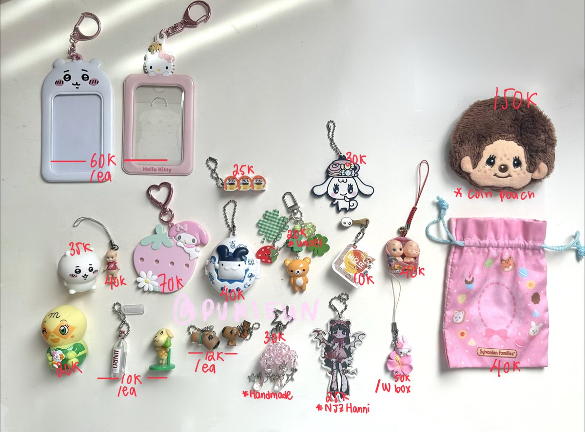 wts ganci keychain figure trinkets gotochi coin pouch cahol

dom jkt ( - adm, bs split pay)

monchhichi boy card holder sanrio hello kitty my melody tamagotchi sylvanian families pudding chiikawa the dog animal crossing njz hanni junimocore kewpie baby sonny angel rilakkuma