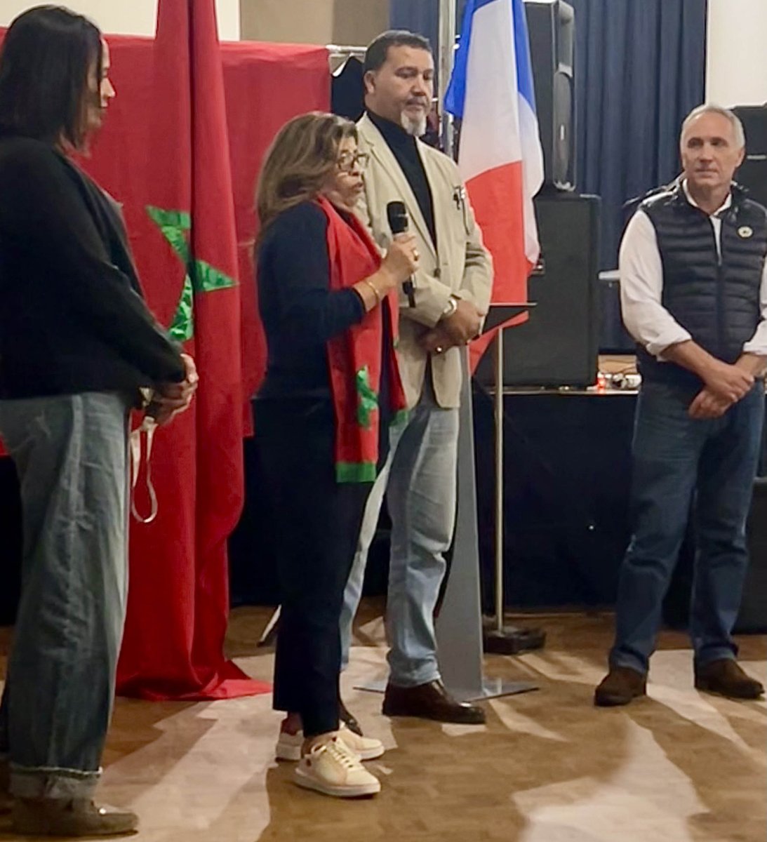 MiguelThierry2's tweet photo. De beaux échanges avec l’Association Franco-Marocaine de Limoges 🇫🇷🤝🇲🇦
Le respect, le dialogue et la fraternité : des valeurs qui nous unissent et font vivre la République.
#VivreEnsemble #Fraternité #Solidarité #DialogueDesCultures #Limoges #HauteVienne #République #Engagement https://t.co/Iic14nrPeH