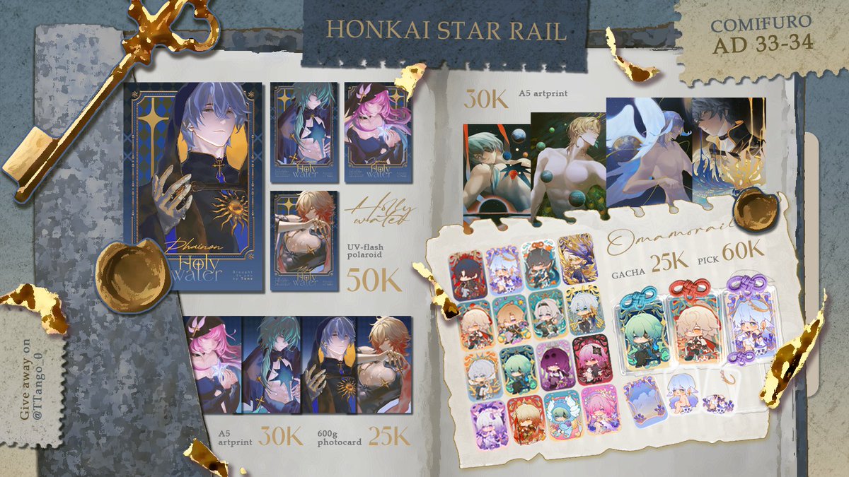TTango_'s tweet photo. [🔁+❤️appreciate]
My #cf21 catalog here we go

⭐️GIVE AWAY: Like, RT and cmt your favorite merch
⭐️1 winner will receive 250k IDR worth of merch
__________
📌AD 33-34
🪭HSR, R99, WuWa, Blue Archive
🎁free C300 HSR pola for 200k+ bill https://t.co/iBGOseDODX