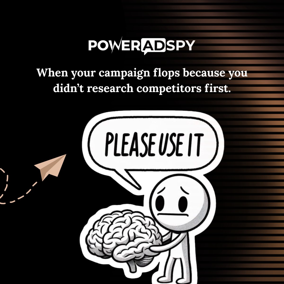 PowerADSpy's tweet image. When your campaign tanks, and your brain’s like, “I told you to check the competitors!” 😅

#PowerAdSpy #MarketingFails #CompetitorResearch
