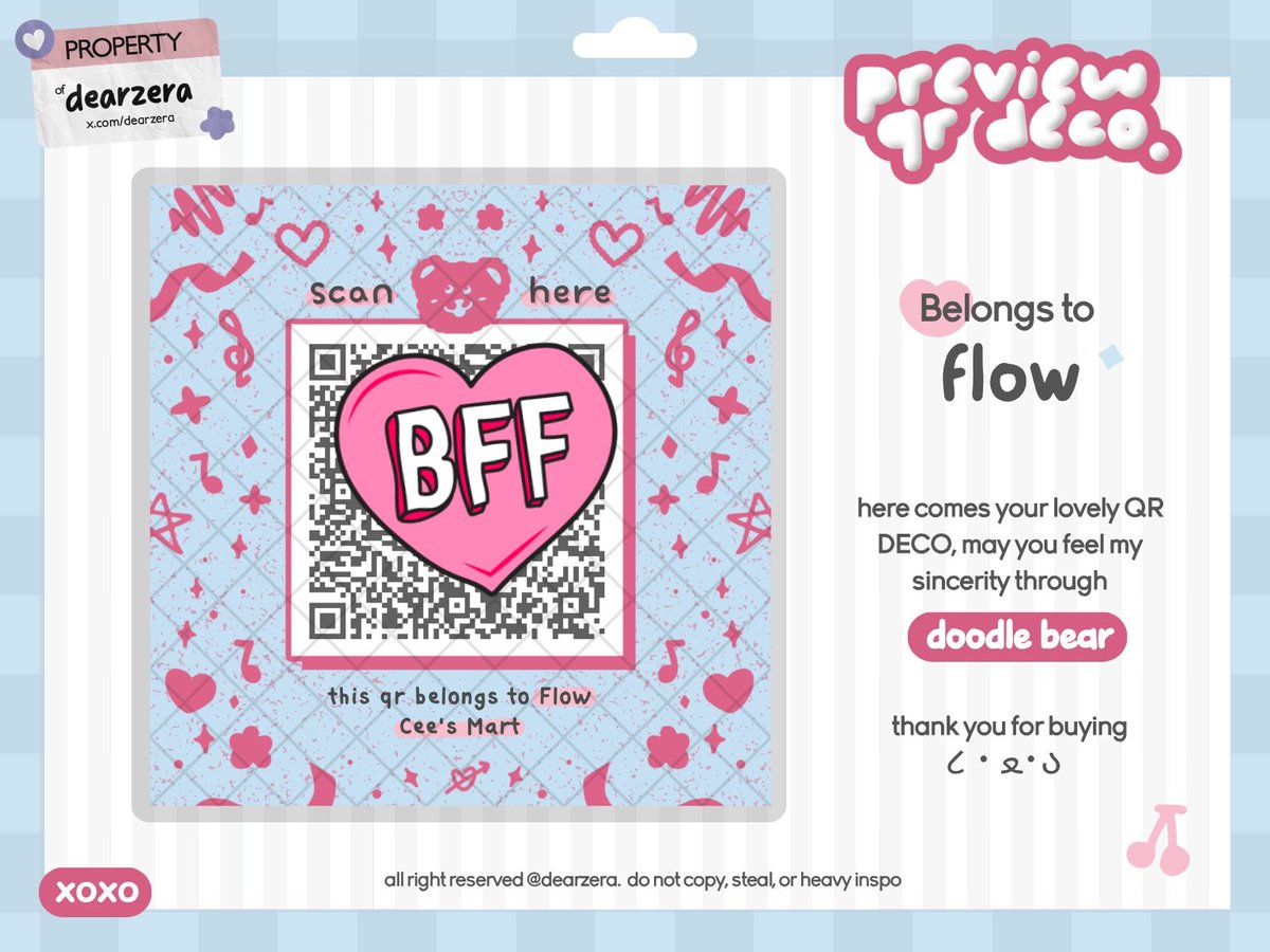 rrageraa's tweet image. Happy blessing day ka Alanaa 🩷🐈 semoga apa yang disemogakan tersemogakan🌱 bahagia selalu kakkk! #Alana24thMemories @jennfyri , thank you buat GAnya dan kaak @dearzera yang udah buat qr gemas ini🥰