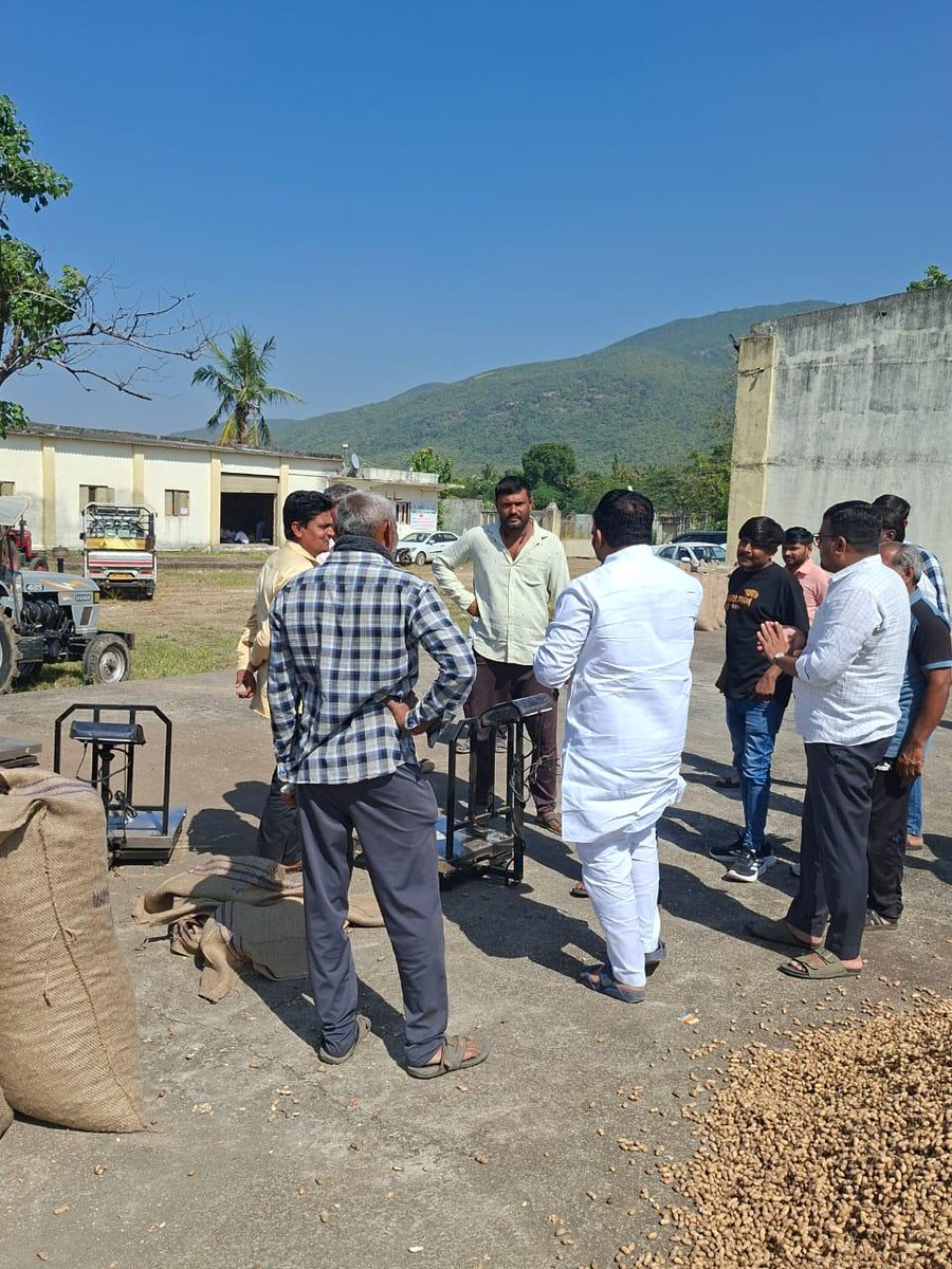 Kiritbhai_Patel's tweet image. 📍જૂનાગઢ ( પાદરિયા)
આજે જૂનાગઢ તાલુકામાં મગફળીના ટેકાના ભાવની ખરીદીનો શુભારંભ કરવામાં આવ્યો. આ અવસરે ખરીદ કેન્દ્ર ની  મુલાકાત લઈને ખરીદી પ્રક્રિયાની માહિતી મેળવી તથા ખેડૂતભાઈઓ સાથે સીધો સંવાદ કર્યો.
ખેડૂત સમાજના હિતને પ્રથમ પ્રાધાન્ય આપતી સરકાર દ્વારા ખેડૂતોને યોગ્ય ભાવ મળે તે…