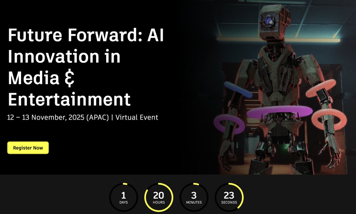 FastXdata's tweet image. Autodesk Webinar &quot;Future Forward: AI Innovation in Media &amp;amp; Entertainment&quot;

Session on how @autodesk and @FastXdata  integration driving real business impact across the industry @autodesku @fwxmedia