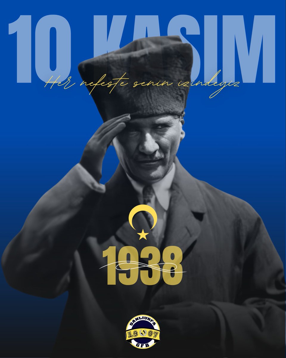 “Beni görmek demek mutlaka yüzümü görmek değildir. Benim fikirlerimi, benim duygularımı anlıyorsanız ve hissediyorsanız bu kafidir.”

Ulu Önderimiz Gazi Mustafa Kemal Atatürk’ü aramızdan ayrılışının 87. yıl dönümünde saygı, rahmet ve minnetle anıyoruz.

#GençFenerbahçeliler