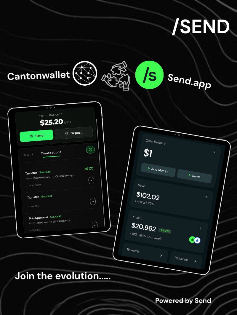 muniwtr's tweet photo. $CC is live 🟢 on CoinGecko now
Look at $CC here: https://t.co/SmRizPVoyT
Do you want earn $CC? Join $SEND and GET $CC drips.
https://t.co/nzLkKY6WDu
#sendit #sendapp #cantonnetwork #cantoncoin #coingecko #futurecash https://t.co/HrmSvpNrdE
