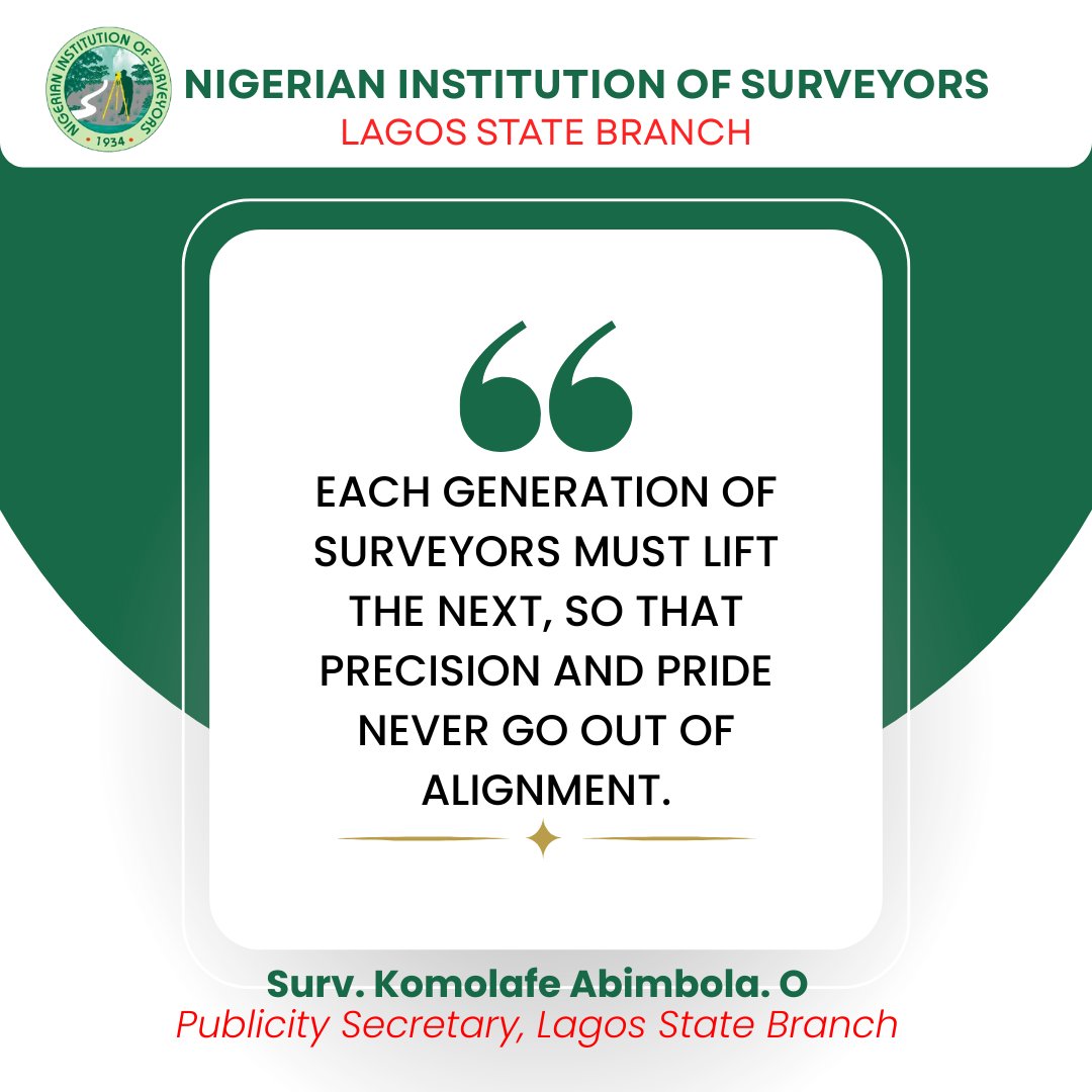 NIS Lagos (@lagossurveyors) on Twitter photo 