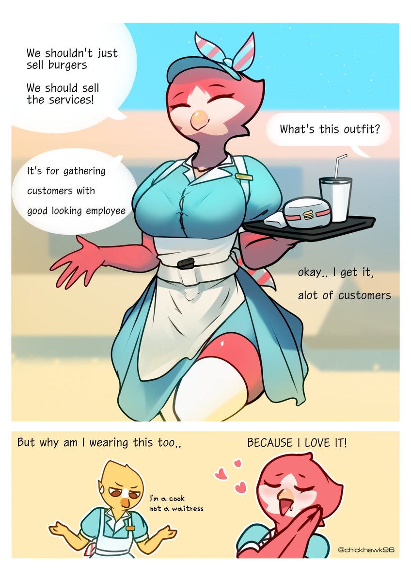 Burgership's new uniform🍔
