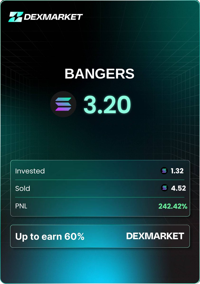 noteasyzz's tweet image. $BANGERS looks like one of those meme tokens that might quietly 3x before people notice. With solid liquidity and trading volume, it’s showing strong hands in the market.