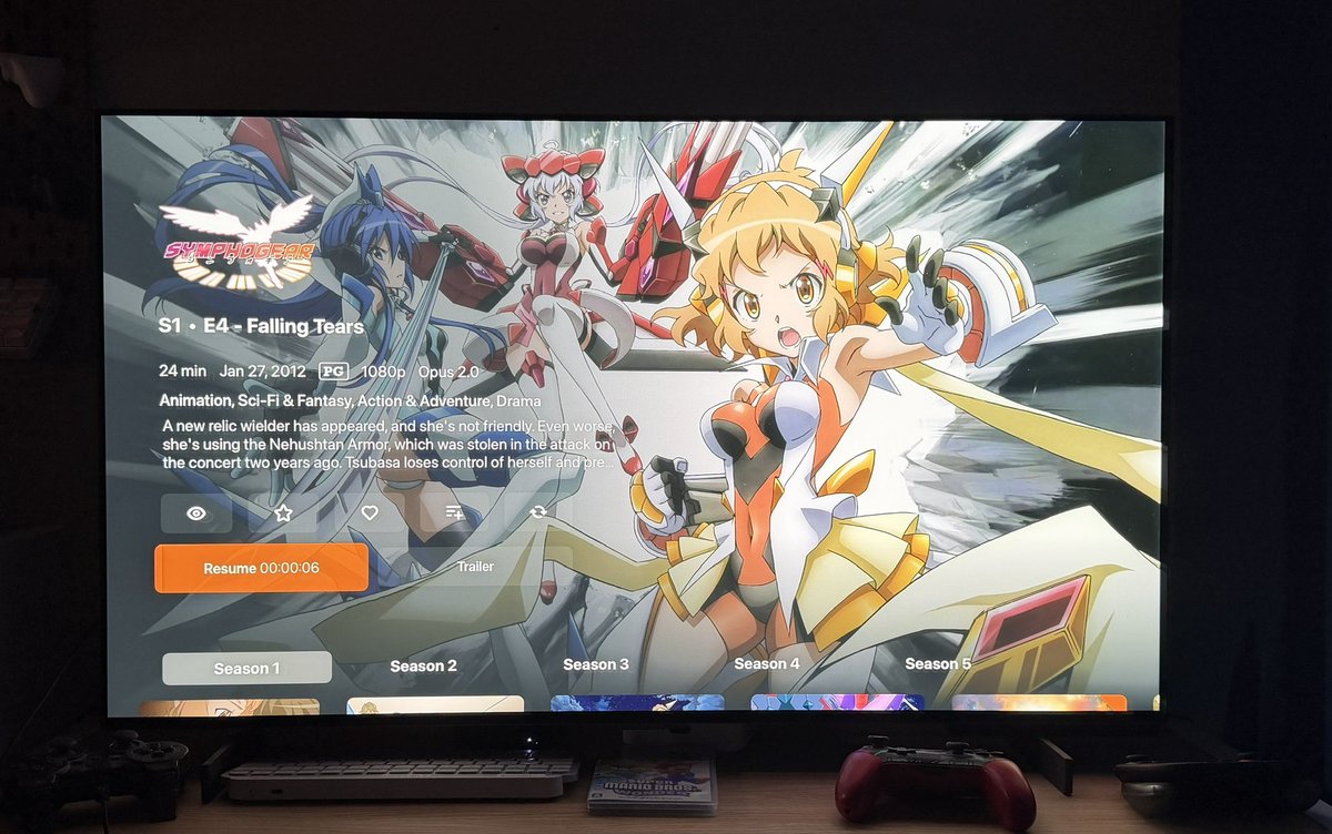 baudattitude's tweet photo. Got recommended a early 2010s anime about cute girls fighting aliens with the power of music and weird foot blades.  It’s not particularly bad, but I don’t understand how it got five seasons.  Maybe it gets really good later on. https://t.co/Ol5I0d7Rxt